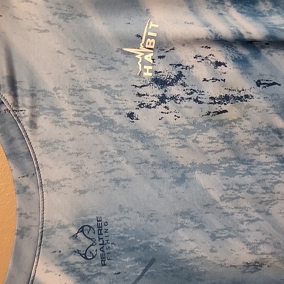 Habit Realtree Blue Short Sleeve Tee Dynamic Design - Picture 2 of 10